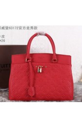 Louis Vuitton Monogram Empreinte Tote Bag M63172 Red VS08631