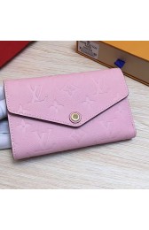 Louis Vuitton Monogram Empreinte Wallet Pink M60541 VS09571