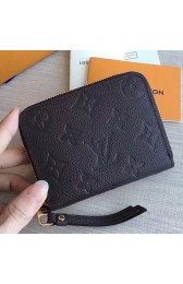 Louis Vuitton Monogram Empreinte Zippy Coin Purse Noir M60067 VS02372
