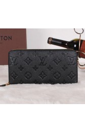 Louis Vuitton Monogram Empreinte Zippy Wallet M60017 Black VS05750