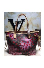 Louis Vuitton Monogram Jungle Neverfull MM Bag M40996 Palm Poppy VS02348