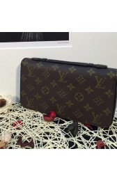 Louis Vuitton Monogram Macassar Canvas ZIPPY XL Wallet M61506 VS01065