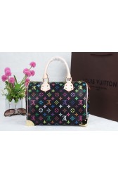 Louis Vuitton Monogram Multicolor Speedy 30 Bag M92642 Noir VS03509