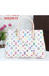 Louis Vuitton Monogram Multicolore Marly Tote Bag M40236 White VS09850