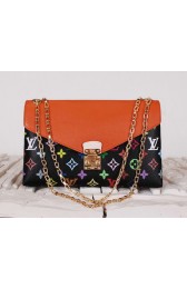 Louis Vuitton Monogram Multicolore Pallas Chain Bag M41261 Orange VS03616