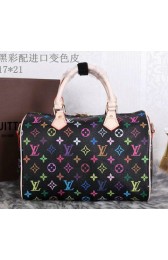 Louis Vuitton Monogram Multicolore Speedy 30 Tote Bag M40391 Black VS06270