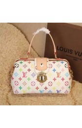 Louis Vuitton Monogram Multicolore Tote Bag M52223 White VS02808
