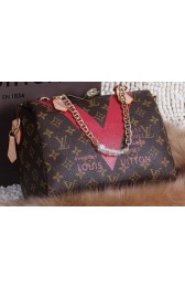 Louis Vuitton MONOGRAM V SPEEDY 25 Bag M48893 Red VS01959