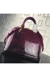 Louis Vuitton Monogram Vernis Alma PM Burgundy M90321 VS07578