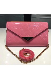 Louis Vuitton Monogram Vernis Mira Clutch Hot Pink M90990 VS06465