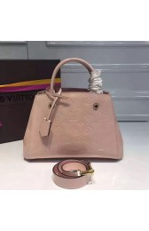 Louis Vuitton Monogram Vernis Montaigne BB M50171 Rose Ballerine VS02838