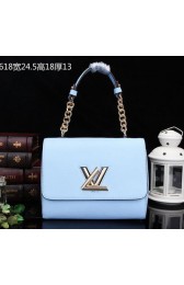 Louis Vuitton Original Leather Twist Bag M48618 SkyBlue VS01176