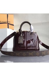 Louis Vuitton Patent Leather Alma BB Burgundy M54785 VS00144