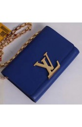 Louis Vuitton Smooth Calfskin Chain Louise GM Blue M94647 VS01314