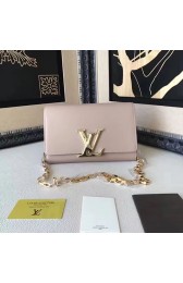 Louis Vuitton Smooth Calfskin Chain Louise GM Light Grey M94335 VS01150