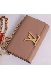 Louis Vuitton Smooth Calfskin Chain Louise GM Rose Ballerine M94647 VS09708