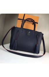 Louis Vuitton Soft Calfskin Lockme Tote Blue M54571 VS09025