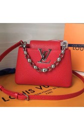 Louis Vuitton Taurillon Leather Capucines Mini Chain Cherry M42935 VS08318