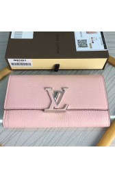 Louis Vuitton Taurillon Leather Capucines Wallet Pink M61471 VS06934