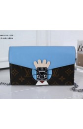 Louis Vuitton TRIBAL MASK CHAINE WALLET Monogram M60797 Blue VS02072