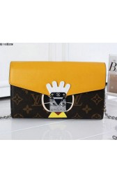 Louis Vuitton TRIBAL MASK CHAINE WALLET Monogram M60797 Yellow VS06212
