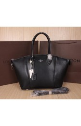 Louis Vuitton Veau Cachemire LOCKIT GM M94698 Black VS07387