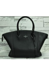 Louis Vuitton Veau Cachemire LOCKIT MM Tote Bag M94592 Noir VS03845