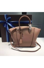 Louis Vuitton Veau Cachemire Lockit MM Tote Bag Pink M94593 VS00591