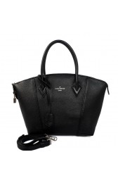 Louis Vuitton Veau Cachemire LOCKIT PM M94594 Black VS01857