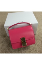 Luxury Celine Classic Box mini Flap Bag Smooth Leather C11041 Rose VS03022