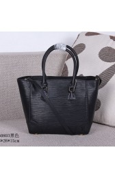 Luxury Fake Louis Vuitton Epi Leather Phenix PM Bag M50803 Black VS01447