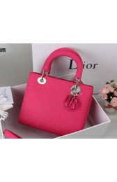 Luxury Lady Dior Bag Nubuck Leather CD99002 Rose VS04043