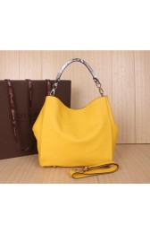 Luxury Louis Vuitton Suede Leather Bagatelle M91671 Yellow VS04299
