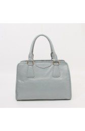 Luxury Prada Import Original Burnished Leather Tote Handbag BN2205 in Grey XZ VS03525