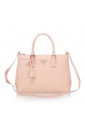 Prada 33CM Saffiano Leather Tote Bag BN2274 Light Pink VS06797