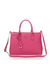 Prada 33CM Saffiano Leather Tote Bag BN2274 Peach VS00411