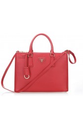 Prada 33CM Saffiano Leather Tote Bag BN2274 Red VS05538