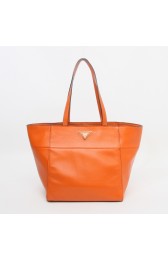 Prada Daino Small Shopper Tote Bag BR5090 in Brown Original Calfskin Leather XZ VS00133