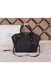 Prada Grainy Leather Tote Bag BN1905 Black VS07488
