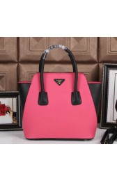 Prada Grainy Leather Tote Bags BN2753 Rose VS08226