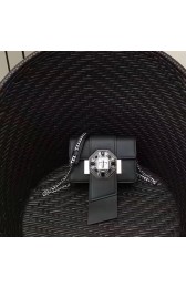 Prada Jewels Ribbon Calf Leather Bag Black 1BD067 VS04192