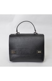 Prada Lux Double Satchel Bag BN2790 in Black Original Saffiano Leather XZ VS04511