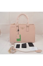 Prada Mingdu 2274 Saffiano Leather Handbag in Lighr Pink VS06509