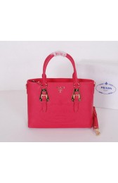 Prada Original Calfskin Leather Tote Bag BN1902 Peach VS07337