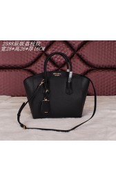 Prada Original Grainy Leather Tote Bag BN2588 Black VS01041