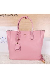 Prada Original Leather Tote Bag BN2773 Pink VS03359
