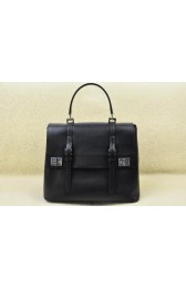 Prada Original Leather Tote Bag BN2789 Black VS03260