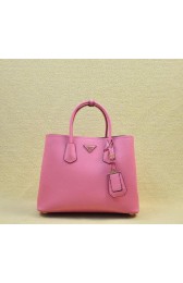 Prada Saffiano Leather Tote Bag BN2756 Pink VS00536