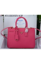 Prada Saffiano Leather Tote Bag PBN1801 Rose VS02074