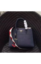 Prada Small Paradigme Saffiano Leather Bag Blue 1BA103 VS08014